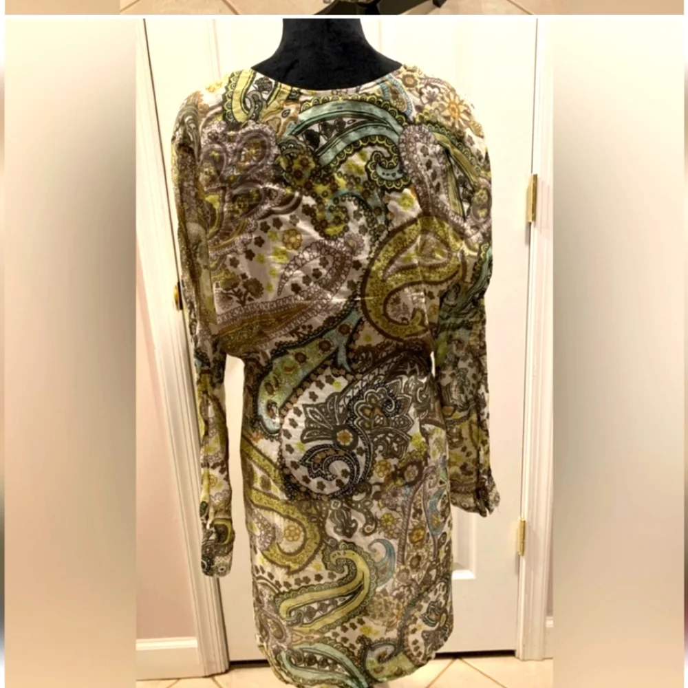 Athleta Blue and Green Swim Coverup - Picture 4 of 5